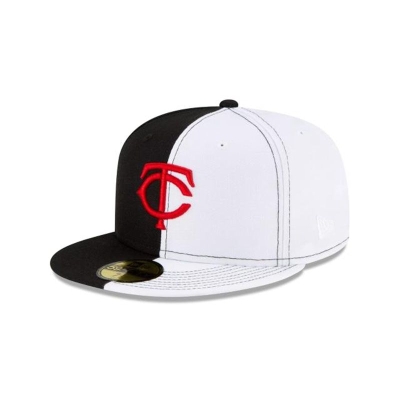 Sapca New Era Minnesota Twins MLB Split Crown 59FIFTY Fitted - Negrii